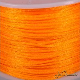 Nylonová šnúrka 1mm oranžová - 1m (1024)